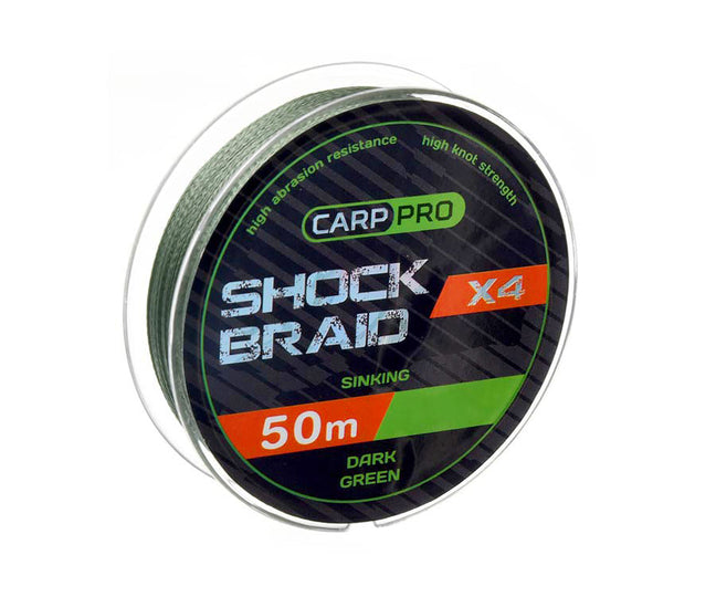 Carp Pro Shock Braid PE X4