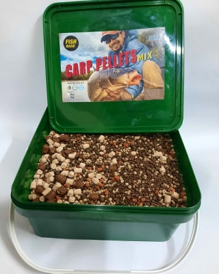Микст пеллетса в ведре FISH BASE 8кг