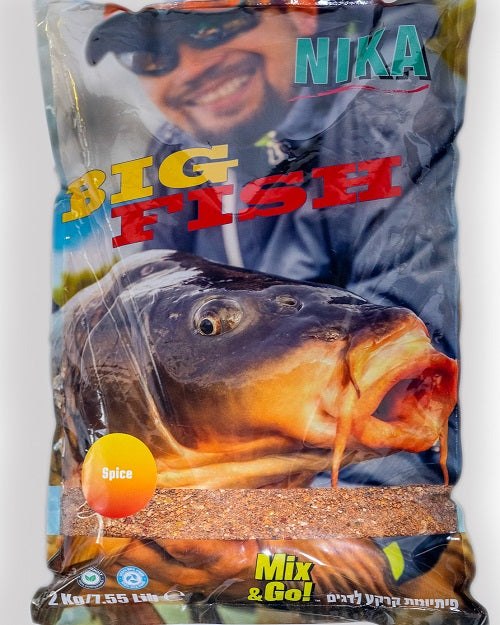 Прикормка BIG-FISH spices 2kg, תערובת, פידור