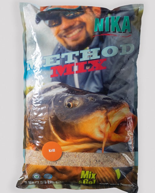Прикормка методная криветка METHOD krill 2 кг פיתיון מטוד  שרימפס