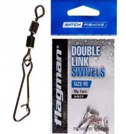 ФИДЕРНЫЙ ДВОЙНОЙ ВЕРТЛЮЖОК FLAGMAN DOUBLE LINK SWIVELS