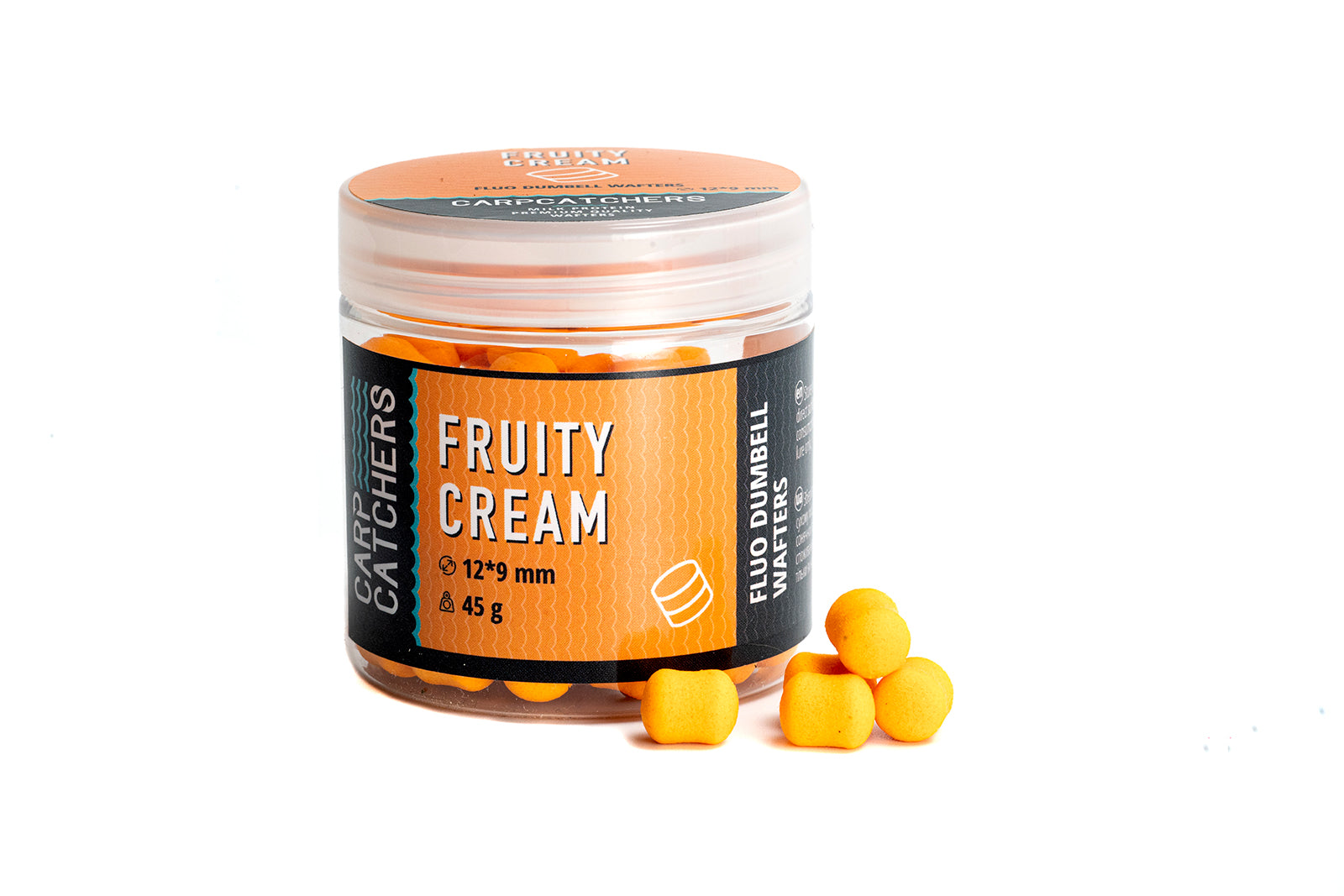 Fluo Dumbell Wafters Fruity Cream 12×9мм