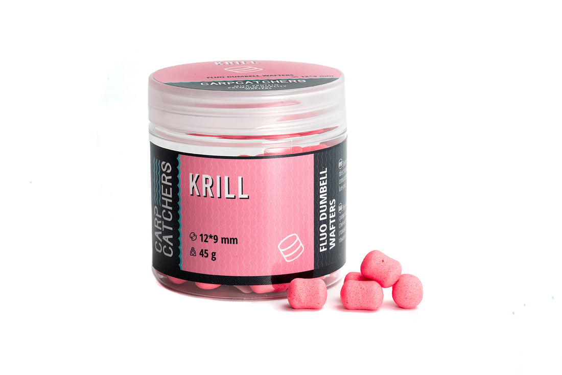 Fluo Dumbell Wafters Krill 12×9мм