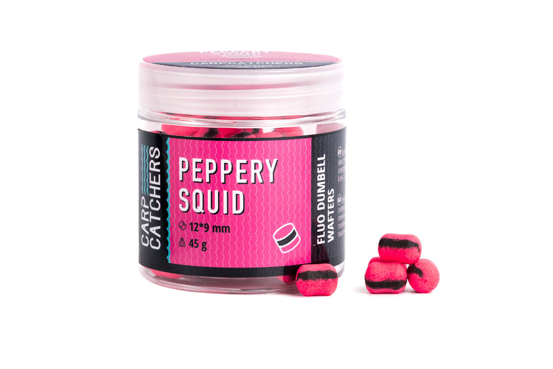 Fluo Dumbell Wafters Peppery Squid 12×9мм
