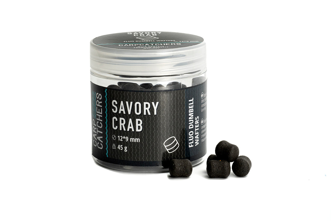 Fluo Dumbell Wafters Savory Crab 12×9мм