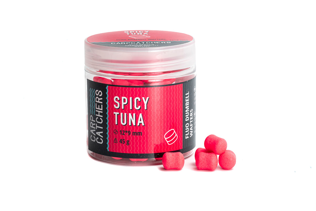 Fluo Dumbell Wafters Spicy Tuna 12×9мм
